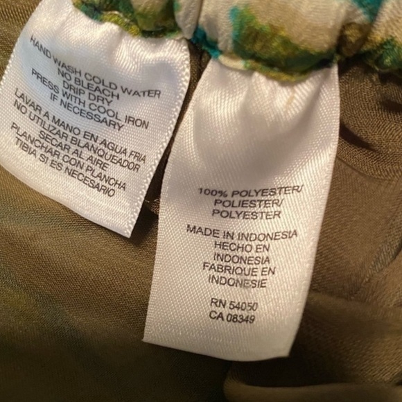 Jones New York Sport Skirt Womens Size 12 Elastic Waist Pleated broom peasant - Picture 7 of 7